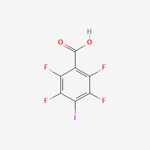molecular formula C7HF4IO2 B15295890 2,3,5,6-Tetrafluoro-4-iodobenzoic acid 