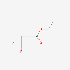 molecular formula C8H12F2O2 B1529595 Ethyl 3,3-difluoro-1-methylcyclobutanecarboxylate CAS No. 227607-45-6