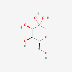 molecular formula C6H12O6 B15296155 1,5-Anhydro D-Fructose 2-Hydrate 