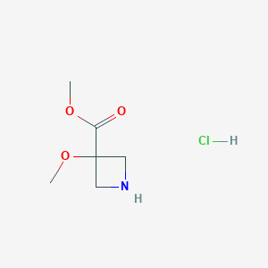 Methyl 3-methoxyazetidine-3-carboxylate hydrochloride