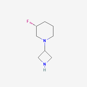 (R)-1-(Azetidin-3-YL)-3-fluoropiperidine