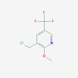 3-(Chloromethyl)-2-methoxy-5-(trifluoromethyl)pyridine