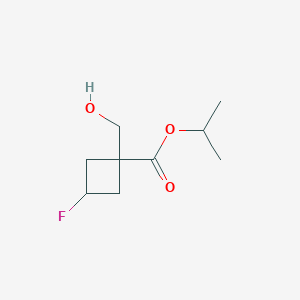 3-Fluoro-1-hydroxymethyl-cyclobutanecarboxylic acid isopropyl ester