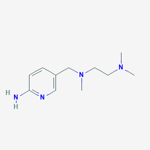 5-({[2-(Dimethylamino)ethyl](methyl)amino}methyl)pyridin-2-amine