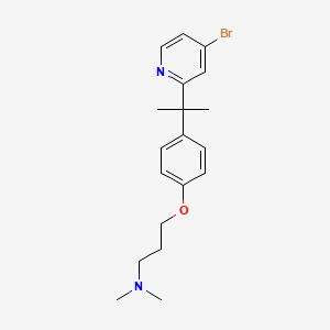 3-(4-(2-(4-Bromopyridin-2-yl)propan-2-yl)-phenoxy)-N,N-dimethylpropan-1-amine