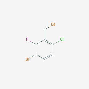 molecular formula C7H4Br2ClF B1529646 3-Bromo-6-chloro-2-fluorobenzyl bromide CAS No. 886615-32-3