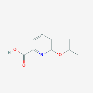 molecular formula C9H11NO3 B1529655 6-(Propan-2-yloxy)pyridine-2-carboxylic acid CAS No. 1240597-20-9