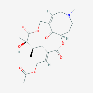 molecular formula C21H29NO8 B152966 Acetylanonamine CAS No. 138079-62-6