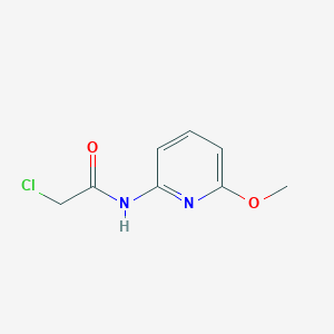 molecular formula C8H9ClN2O2 B15296750 2-chloro-N-(6-methoxypyridin-2-yl)acetamide 