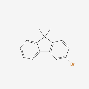 molecular formula C15H13B B1529681 3-bromo-9,9-dimethyl-9H-fluorene CAS No. 1190360-23-6