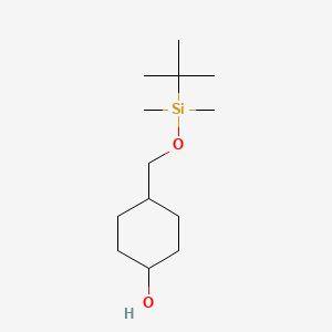 4-{[(Tert-butyldimethylsilyl)oxy]methyl}cyclohexan-1-ol