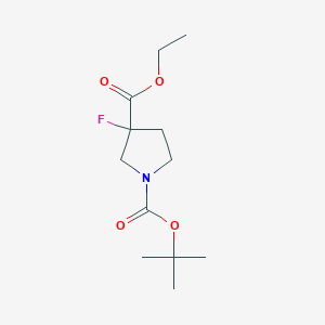 Ethyl 1-boc-3-fluoropyrrolidine-3-carboxylate