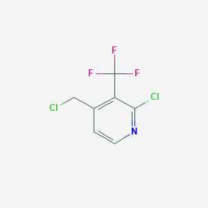 2-Chloro-4-(chloromethyl)-3-(trifluoromethyl)pyridine