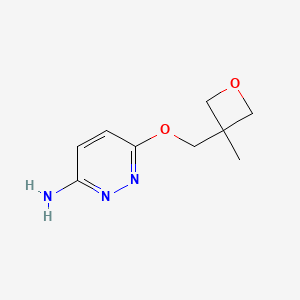6-[(3-Methyloxetan-3-yl)methoxy]pyridazin-3-amine