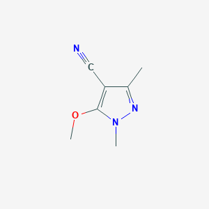 5-methoxy-1,3-dimethyl-1H-pyrazole-4-carbonitrile