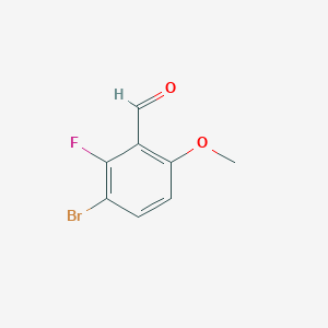 3-Bromo-2-fluoro-6-methoxybenzaldehyde