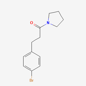 3-(4-Bromophenyl)-1-(pyrrolidin-1-yl)propan-1-one