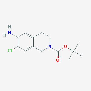 tert-Butyl 6-amino-7-chloro-3,4-dihydroisoquinoline-2(1H)-carboxylate
