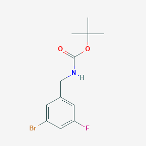 5-Bromo-3-fluoro-N-Boc-benzylamine