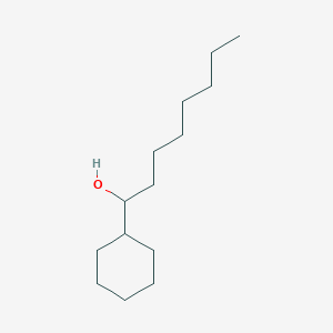 molecular formula C14H28O B15297444 1-Cyclohexyloctan-1-ol 