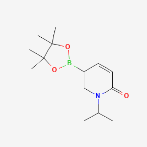 1-Isopropyl-5-(4,4,5,5-tetramethyl-1,3,2-dioxaborolan-2-YL)pyridin-2(1H)-one