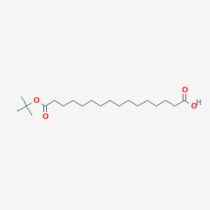 molecular formula C20H37O4- B1529753 16-tert-Butoxy-16-oxohexadecanoate CAS No. 843666-27-3