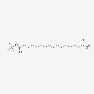 molecular formula C20H38O4 B1529753 16-(Tert-butoxy)-16-oxohexadecanoic acid CAS No. 843666-27-3