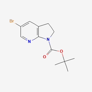 tert-butyl 5-bromo-2,3-dihydro-1H-pyrrolo[2,3-b]pyridine-1-carboxylate