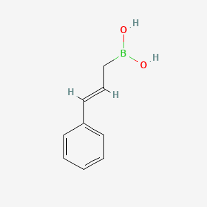 molecular formula C9H11BO2 B15297590 Cinnamylboronic acid 