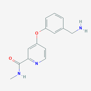 4-(3-(aminomethyl)phenoxy)-N-methylpicolinamide