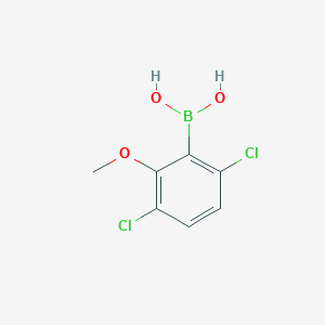 molecular formula C7H7BCl2O3 B15297626 (3,6-Dichloro-2-methoxyphenyl)boronic acid CAS No. 919355-31-0