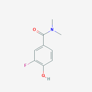 molecular formula C9H10FNO2 B1529763 3-氟-4-羟基-N,N-二甲基苯甲酰胺 CAS No. 1236284-45-9