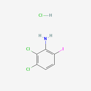 molecular formula C6H5Cl3IN B15297701 2,3-Dichloro-6-iodoaniline hydrochloride 
