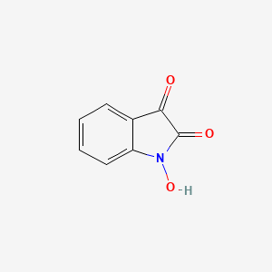 molecular formula C8H5NO3 B15297805 1-Hydroxy-1h-indole-2,3-dione CAS No. 6971-68-2