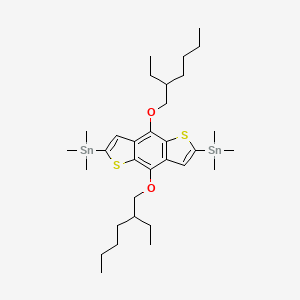 [4,8-bis(2-ethylhexoxy)-2-trimethylstannylthieno[2,3-f][1]benzothiol-6-yl]-trimethylstannane