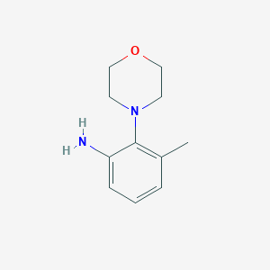 molecular formula C11H16N2O B15297943 3-Methyl-2-morpholinoaniline 
