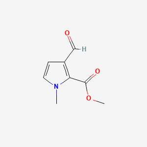 molecular formula C8H9NO3 B15298046 methyl 3-formyl-1-methyl-1H-pyrrole-2-carboxylate 