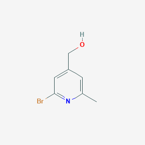molecular formula C7H8BrNO B1529805 (2-Bromo-6-methylpyridin-4-yl)methanol CAS No. 1220123-59-0