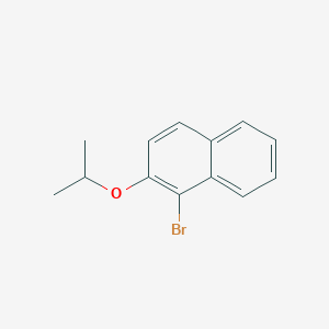 molecular formula C13H13BrO B1529806 1-Bromo-2-(propan-2-yloxy)naphthalene CAS No. 791088-70-5