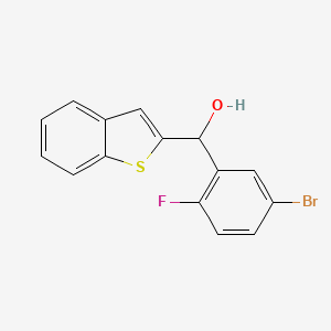 Benzo[b]thiophen-2-yl(5-bromo-2-fluorophenyl)methanol