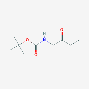 molecular formula C9H17NO3 B152981 Tert-butyl (2-oxobutyl)carbamate CAS No. 400045-86-5