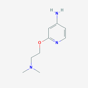 B1529820 2-[2-(Dimethylamino)ethoxy]pyridin-4-amine CAS No. 908117-05-5