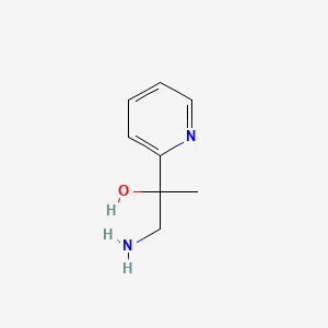 molecular formula C8H12N2O B1529825 1-Amino-2-(pyridin-2-yl)propan-2-ol CAS No. 145412-86-8