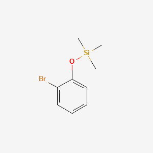 molecular formula C9H13BrOSi B15298293 Silane, (2-bromophenoxy)trimethyl- 