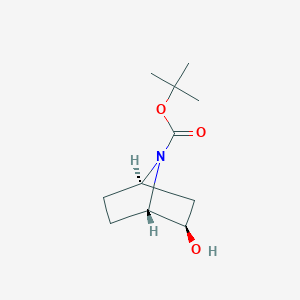 molecular formula C11H19NO3 B15298299 rac-tert-butyl (1R,2S,4S)-2-hydroxy-7-azabicyclo[2.2.1]heptane-7-carboxylate CAS No. 154905-38-1