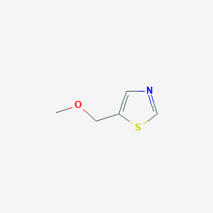molecular formula C5H7NOS B15298328 5-(Methoxymethyl)-1,3-thiazole 