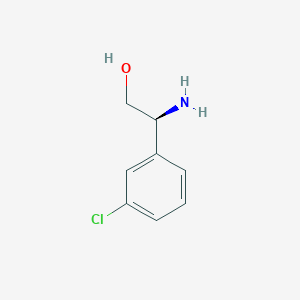 molecular formula C8H10ClNO B1529837 (S)-2-amino-2-(3-chlorophenyl)ethanol CAS No. 663611-73-2