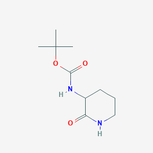 molecular formula C10H18N2O3 B152984 tert-Butyl (2-oxopiperidin-3-yl)carbamate CAS No. 99780-98-0