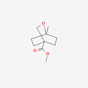 molecular formula C10H16O3 B15298593 Methyl 1-methyl-2-oxabicyclo[2.2.2]octane-4-carboxylate 