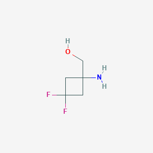 molecular formula C5H9F2NO B1529874 (1-Amino-3,3-difluorocyclobutyl)methanol CAS No. 1363380-82-8